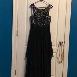 Black evening gown